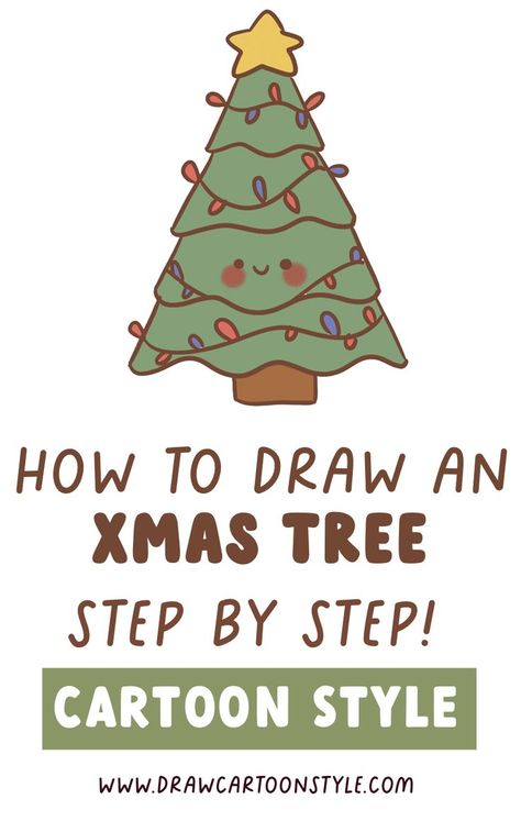 How to draw a christmas tree easy, kawaii christmas tree, how to draw a christmas tree easy for kids, easy christmas tree, how to draw a minimalist christmas tree, cute christmas tree How To Draw A Xmas Tree, Christmas Tree Doodles Easy, Christmas Tree Drawing Aesthetic, How To Draw A Christmas Tree Easy, Step By Step Christmas Drawings, Different Ways To Draw Christmas Trees, Draw A Christmas Tree Easy, How To Draw A Christmas Tree, Cute Christmas Tree Drawing