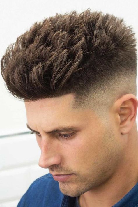 Matte Spikes #shortsideslongtop #mensshortsideslongtop ❤ Nothing can beat the ever-popular short sides long top men’s haircut! Not only does it have an approach to anything from straight and wavy to curly and Asian textures but it also gives a unique look to both boys and men. See how you can style the hottest haircut men sport like one, pairing it with an undercut and low, medium or high fade. ❤ #lovehairstyles #haircolor #hairstyles Clean Cut Haircut, Young Mens Hairstyles, Side Haircut, Low Fade Haircut, Gents Hair Style, Mens Hairstyles Thick Hair, Cool Mens Haircuts, Men's Haircuts, Faded Hair