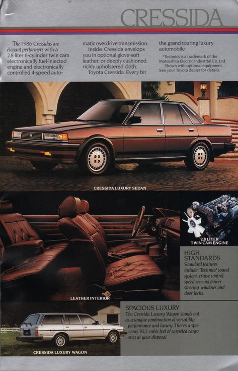 Toyota Cressida 1986, 80s Toyota, Toyota Cressida, Corolla Hatchback, Sport Truck, Honda Prelude, Chrysler Jeep, Toyota Celica, Toyota Cars