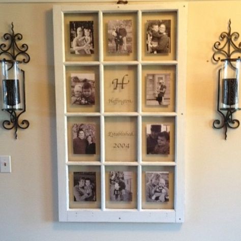 pinterest crafts with old windows | Craft Ideas / Lots of ideas for old windows. Window Frame Picture, Old Window Frames, Window Crafts, Window Projects, Old Windows, Picture Windows, Old Doors, Window Pane, Window Frames