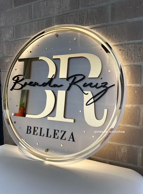 business sign, 3d letters, logo, small acrylic sign Business Signage Design, Acrylic Business Sign, Acrylic Logo Sign, Corporate Signage, Gilded Furniture, Signage Board, Salon Logo Design, Neon Box, Nail Salon Decor