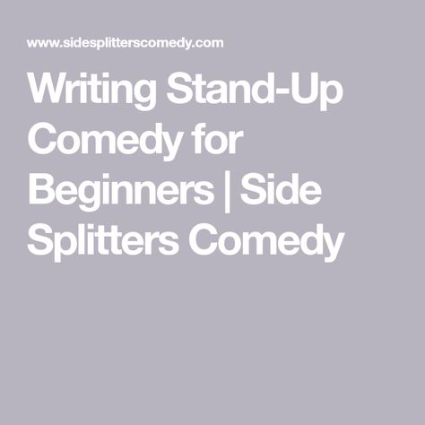 How To Write Stand Up Comedy, Stand Up Comedy Jokes, Comedy Scripts, Class Clown, Writing Scripts, Comedy Writing, Standup Comedy, Comedy Jokes, Best Funny Jokes