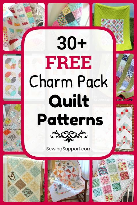 Charm Pack Baby Quilt, Charm Pack Patterns, Charm Pack Quilt Patterns, Charm Packs Fabric, Charm Square Quilt, Hand Quilting Patterns, Charm Pack Quilt, Charm Pack Quilts, Quilt Tips