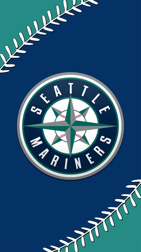 Mariners Logo, Seattle Mariners Logo, Tampa Bay Lightning Logo, Major League Baseball Logo, Seattle Mariners Baseball, Mlb Wallpaper, Baseball Teams Logo, Mariners Baseball, Baseball Wallpaper