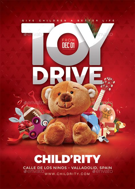 Toys Creative Ads, Toys Catalogue Design, Toy Advertisement Design, Toys Social Media Post, Toy Drive Flyer, Toy Poster Design, Christmas Giveaway, Toy Poster, Christmas Toy Drive Flyer