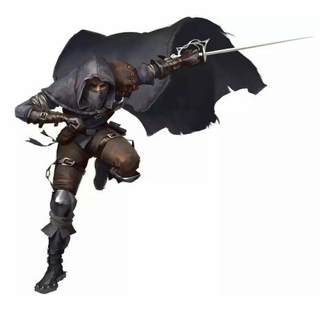 Human Rogue Shadowdancer - Pathfinder PFRPG DND D&D d20 fantasy Swashbuckler Rogue, Ranger Rpg, D D Rogue, Elf Rogue, Rogue Character, Mask Light, Metal Bender, Half Elf, Illustration Fantasy