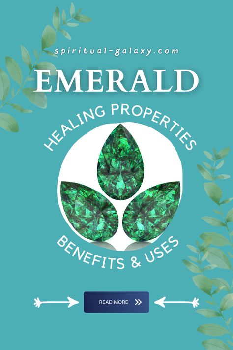 Emerald Healing Properties, Emerald Stone Meaning, Emerald Meaning, Emerald Stone Benefits, Crystal Work, Jewelry Knowledge, Crystal Properties, White Witch, Heart Stone