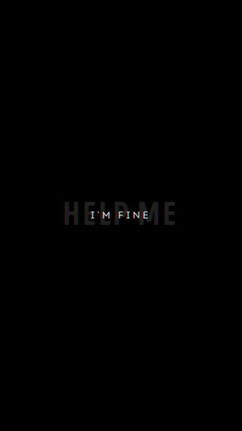 Im Fine Help Me, I'm Fine Wallpaper, Deep Wallpaper, Iphone Wallpapers Hd, Wallpapers Ipad, Astronaut Wallpaper, Ipad Wallpapers, Phone Wallpaper Quotes, Simple Iphone Wallpaper