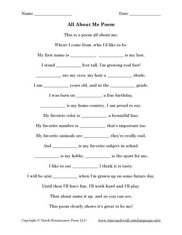 All About Me Poem All About Me Poem Template, My Favorite Thing About You, Introduce Yourself Creative Student, Introduce Yourself Ideas School, About Myself Template, All About Me Poem, Introduce Yourself Ideas, All About Myself, All About Me Questions