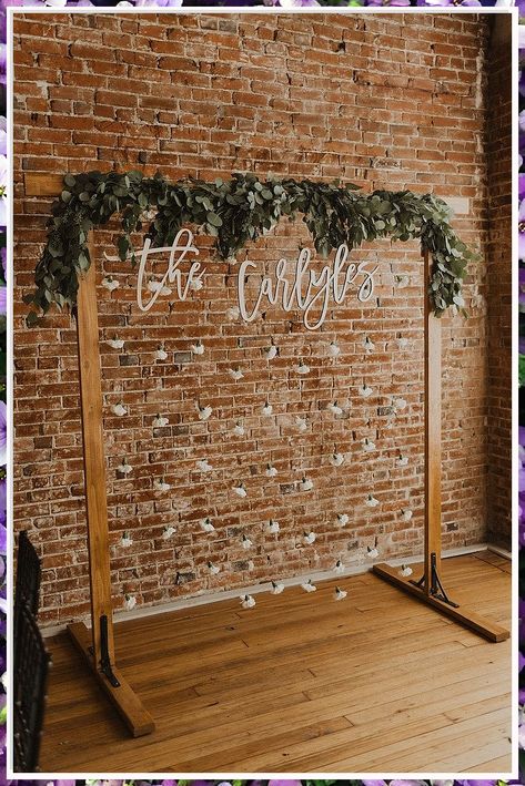 Looking to create a stunning wedding backdrop on a budget? Check out these 9 DIY wedding backdrop ideas that will add a touch of elegance to your special day. From rustic to modern designs, these affordable and easy-to-make backdrops will make your wedding ceremony truly memorable. Get inspired and start crafting your dream backdrop today! Diy Rustic Backdrop, Easy Wedding Photo Backdrop, Modern Photo Backdrop, Photo Wall Wedding Backdrop, Wedding Reception Photo Backdrop, Tradeshow Backdrop, Diy Backdrop Ideas On A Budget, Backdrop On A Budget, Wedding Photo Backdrop Ideas