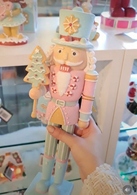 Nutcracker Land Of Sweets Decorations, Nut Cracker Ideas, Nutcracker Candyland, Nut Crackers Christmas Decorations, Preppy Nutcracker, Aesthetic Nutcracker, Candyland Nutcracker, The Nutcracker Aesthetic, Candy Nutcracker