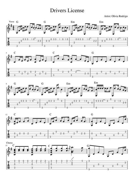 guitars Beginner Guitar Tabs Songs, Olivia Rodrigo Guitar Chords, Guitar Tabs Songs Rock, Olivia Rodrigo Guitar, Guitar Tabs Songs Acoustic, Tabs For Guitar, Ukulele Tabs Songs, Tabs Guitar, Guitar Tabs Acoustic