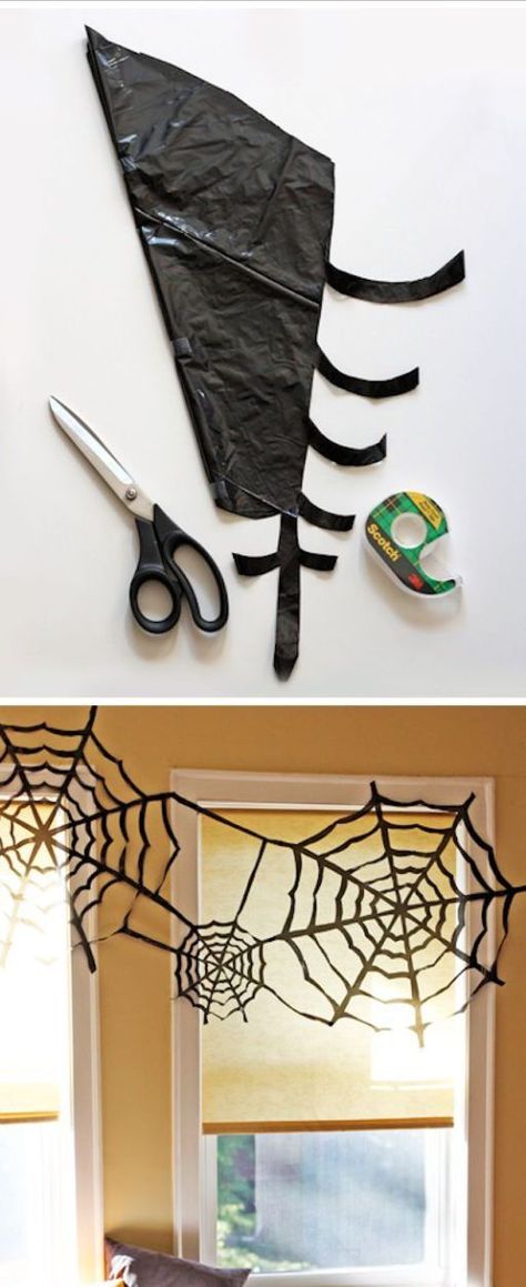 16 Easy But Awesome Homemade Halloween Decorations Halloween Toddler Party, Handmade Halloween Decorations, Office Halloween Decorations, Halloween Office, Halloween Decorations For Kids, Diy Halloween Games, Hallowen Ideas, Halloween Fest, Homemade Halloween Decorations