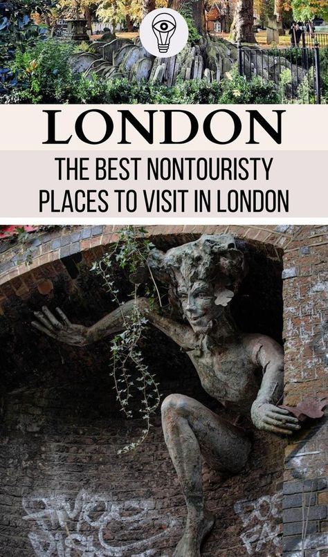 15 REALLY Unusual Things to Do in London for Free and Unusual Places to Visit from Ruins to Gardens Secret London Places, London Cool Places, Unusual Things To Do In London, Non Touristy Things To Do In London, London Secret Spots, Cool Things To Do In London, Free Things To Do In London, London Hidden Gems, London Things To Do