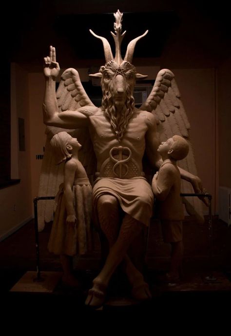 Satanic Statue, Satanic Temple, Black Goat, Public Sculpture, Ten Commandments, Religious Freedom, Anton, Dark Art, Goats