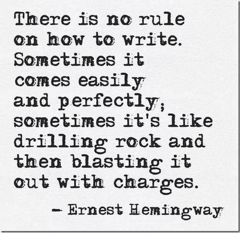 Hemingway on writing Quotes Arabic, A Writer's Life, Writer Inspiration, Writing Motivation, Writer Quotes, Author Quotes, Writers Write, Ernest Hemingway, Writing Life