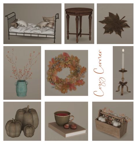 Cozy corner | Patreon Pinkbox Anye, Cozy Corner, Maxis Match, Custom Content, Creative Process, Sims 4