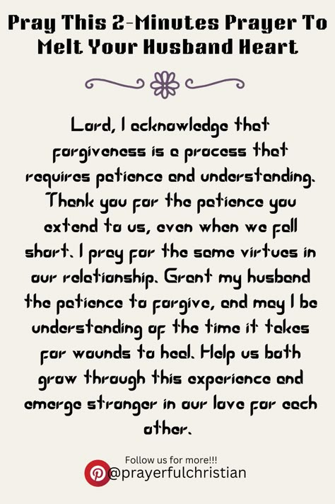 Prayer To Soften Husbands Heart, Prayer For Husband Protection, Reconciliation Prayer, Blessing Prayers, Prayer For My Husband, Prayer For My Marriage, Prayer For Wife, Marriage Prayers, Prayer For Forgiveness