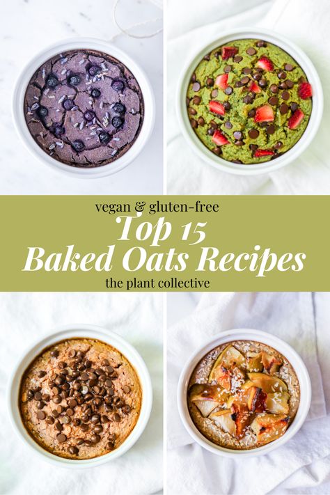 healthy baked oats recipes Vegan Oats Recipes, Vegan Oats, Savory Baked Oats, Savoury Baked Oats, Vegan Baked Oats, Vegan Protein Oats, Baked Oats Vegan, Savory Oats Vegan, Chocolate Baked Oats Vegan