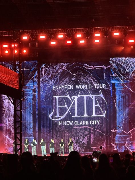 ENHYPEN World Tour FATE in NEW CLARK CITY Enhypen New Clark City, Fate World Tour Enhypen, Enhypen Tour, Enhypen Fate Tour, Enhypen World Tour Fate, Enhypen Concert, Enhypen Manifesto, Enhypen World Tour, Kpop Core