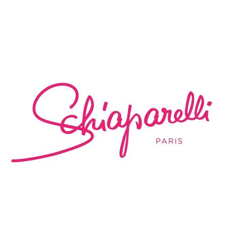 Scaparelli Runway, Schiaparelli Moodboard, Schiaparelli Logo, Brand Extension, Pink Songs, Fashion Art Prints, Elsa Schiaparelli, Study Style, Retro Logo