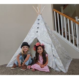 Nursery Decor | Overstock.com: Buy Wall Decor, Nursery Window Treatments, & Nursery Accessories Online Kids Tipi, Playhouse Furniture, Nursery Window Treatments, Play Teepee, Teepee Bed, Kids Teepee, Chic Kids, Waterproof Tent, Teepee Kids