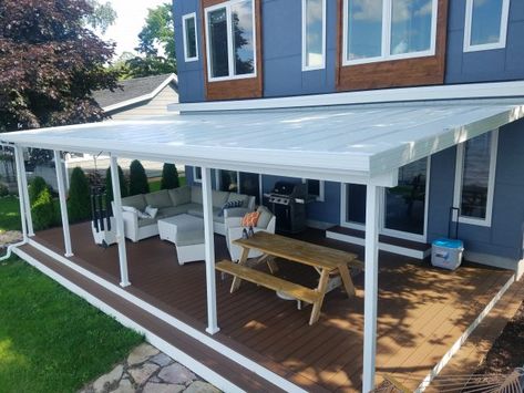 PanelCraft™ Patio Covers | Insulated Roof Panels | Foam Roof Panels : Craft Bilt Diy Patio Roof, Metal Patio Covers, Wood Deck Patio, Deck Redo, Design Per Patio, Deck Roof, Aluminum Patio Covers, Carport Patio, Metal Awning