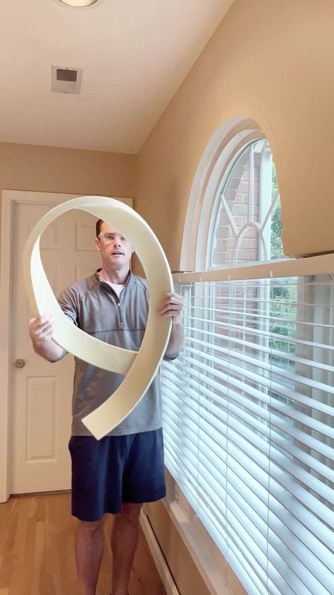 Arched Window Trim Ideas Interior, How To Trim An Arched Doorway, Archway Trim Ideas, Arch Trim Molding, Arched Window Trim, Molding Around Windows, Window Trim Ideas Interior, Crown Molding Ideas, Molding Window