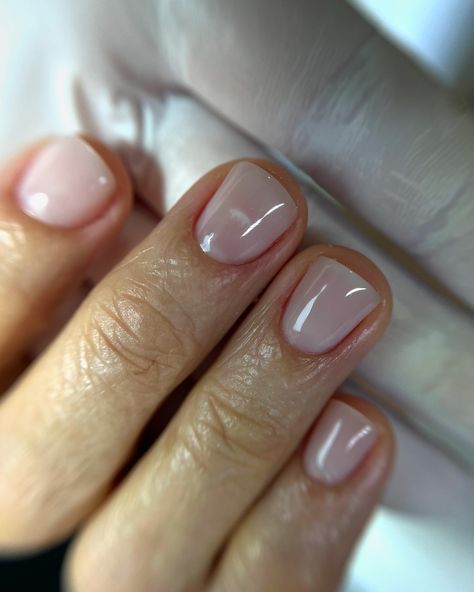 Short nails with cool nude hard gel brush work . . . . . . #shortnails#shortclassynails#elegantnails#beautifulnails#orlandonails#nailsorlando#manicurewinterpark#classynailswinterpark Hard Gel, Short Nails, Nails, Quick Saves