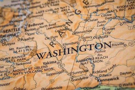 WASHINGTON Washington State Map, Map Of The Usa, Washington Map, County Map, Washington County, Usa Map, Columbia River, State Map, Historical Maps