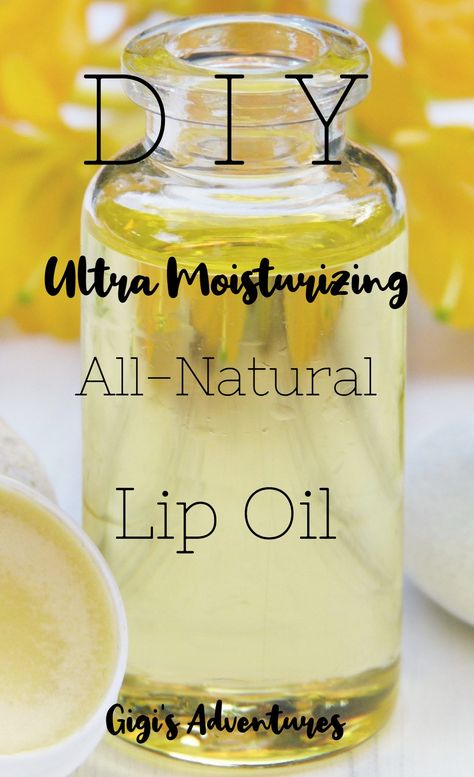 Lip Oil Natural, Best Lip Oil Beauty Products, Essential Oil Lip Gloss, Best Oils For Lips, Essential Oils For Lips, Lip Oils Diy, Lip Oil Stain, Diy Natural Cosmetics, Diy Lip Oils