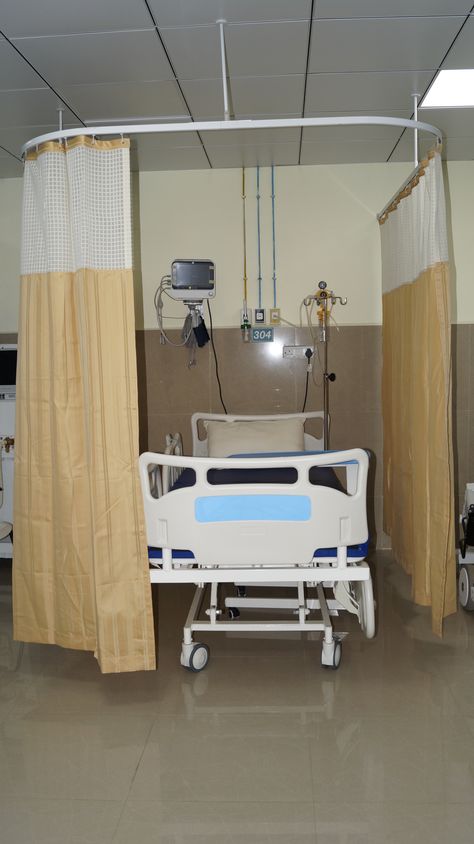 Interior Curtains, Hospital Curtains, Curtain Partition, Hospital Interior, Curtain Track, Theatre Room, Object Lessons, In The Hospital, White Powder