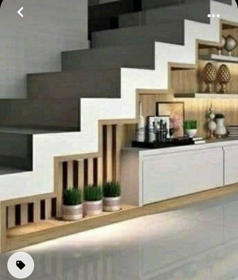 Under Staircase Ideas Modern, Bajo Escaleras Ideas, Ideas Under Stairs, Bar Under Stairs, Under Stairs Storage Ideas, Stairs Storage Ideas, Living Room Stairs, تحت الدرج, Under Stairs Storage