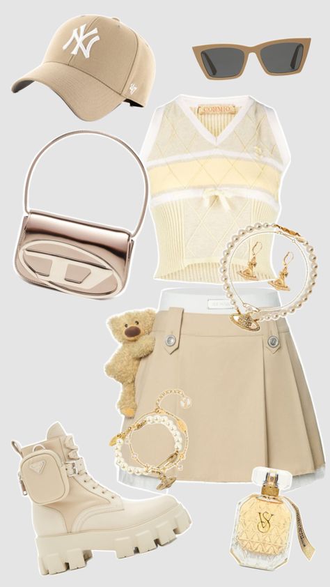 Outfit Inspo! #outfitinspo #outfit #outfitideas #style #fashion #fashioninspo #y2k #y2kaesthetic #spring #summer #beach #beige #white #cute #girly #streetwear #trendy Girly Streetwear, Beige Y2k, Going Out Outfits, Classic Outfits, Kendall Jenner, Summer Beach, Chic Outfits, Fashion Brand, Trendy Outfits