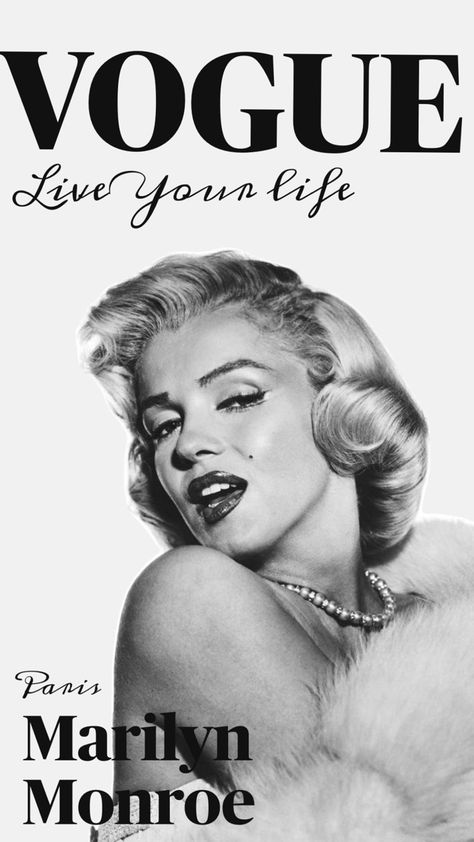 Freetime Activities, Vogue Covers, Bedroom Posters, Vintage Poster Art, Black And White Aesthetic, Vogue Magazine, Picture Collage, Vintage Vogue, Fashion Poster