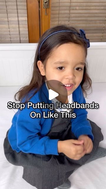 Easy Hairstyles For Kids For School, Kids Headband Hairstyles, Girls Headband Hairstyles, Headband Hairstyles For Kids, Girls Hairstyles With Headband, Hairstyles With Headbands For Kids, How To Style Baby Hairs, Toddler Headband Hairstyles, Girls Hair Styles Kids