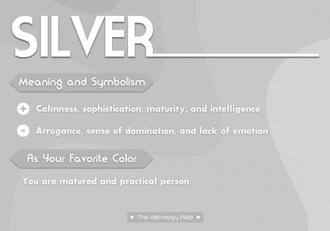 Silver Color Meaning and Symbolism | The Astrology Web Favorite Color Meaning, Candle Meaning, Silver Wedding Dress, Color Knowledge, Color Symbolism, Everything Is Blue, Silver Candle, Colors And Emotions, Color Meanings