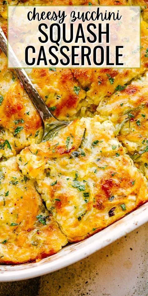 Zucchini Casserole With Garlicky Breadcrumbs, Zucchini Squash Casserole Simple, Zucchini Squash Side Dish Recipes, Zucchini Squash Noodle Recipes, Recipes For Yellow Squash And Zucchini, Yellow Squash Baking Recipes, Yellow Gourd Squash Recipes, Cheesy Baked Zucchini Casserole, Zuchini And Squash Baking Recipes