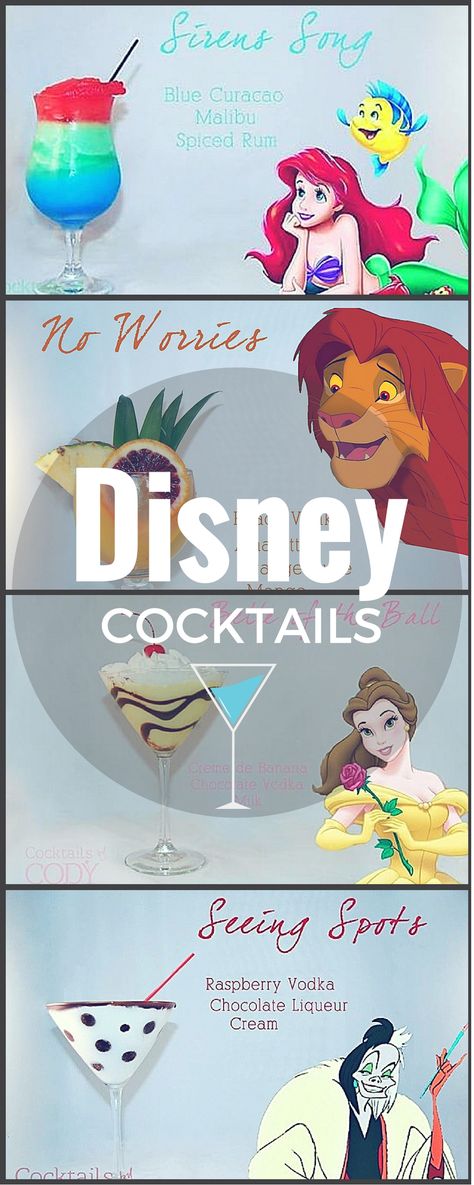 Disney Party Drinks, Disney Theme Alcoholic Drinks, Alcholic Drink Disney, Disney Drinks Recipes, Disney Alcoholic Drinks Recipes, Marvel Inspired Cocktails, Disney Inspired Drinks Cocktails, Cocktails Based On Movies, Disney Drinks Alcohol Recipes