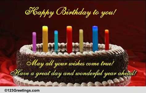 Free Online Greeting Cards, Ecards, Animated Cards, Postcards, Funny Cards From 123Greetings.com Cake For Brother, Latest Happy Birthday Images, Birthday Cake For Brother, Great Birthday Wishes, Wish Song, Happy Birthday Wishes Song, Best Happy Birthday Wishes, Birthday Wishes Songs, Best Happy Birthday