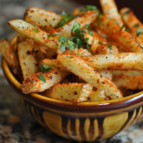 🍟 Level up your snack game with our French Fry Seasoning! #SnackEnhancer French Fry Seasoning Ingredients: Salt Paprika Garlic powder Onion powder Dried parsley Instructions: Mix all ingredients thoroughly. Sprinkle over hot fries. 🍟🔥 Transform ordinary fries into extraordinary bites with this simple, tasty seasoning. Perfect for movie night or a fun snack. Use #FryFlavorFiesta to tag us! Hot Fries, Fry Seasoning, French Fry Seasoning, Dried Parsley, Twisted Recipes, Game Snacks, Instagram Recipes, French Fry, Trending Recipes