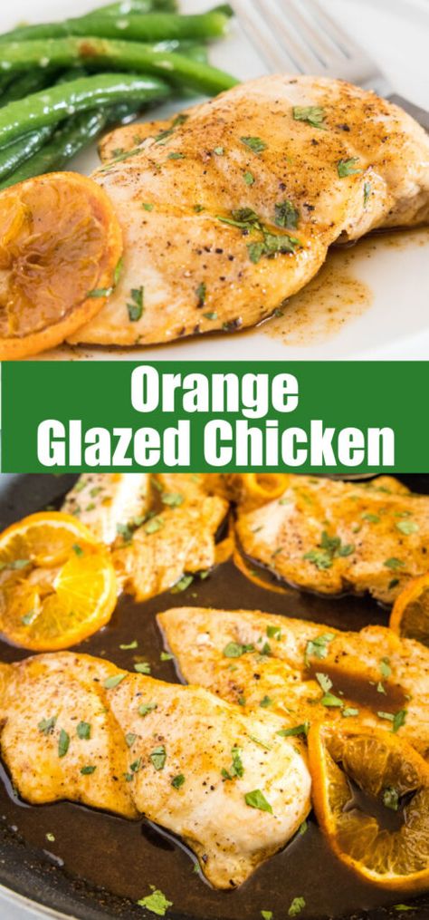 Orange Bbq Chicken, Orange Marinade For Chicken, Orange Glaze Chicken, Chicken With Orange Juice, Orange Chicken Breast Recipe, Chicken With Oranges, Orange Marmalade Chicken, Orange Glazed Chicken, Baked Orange Chicken