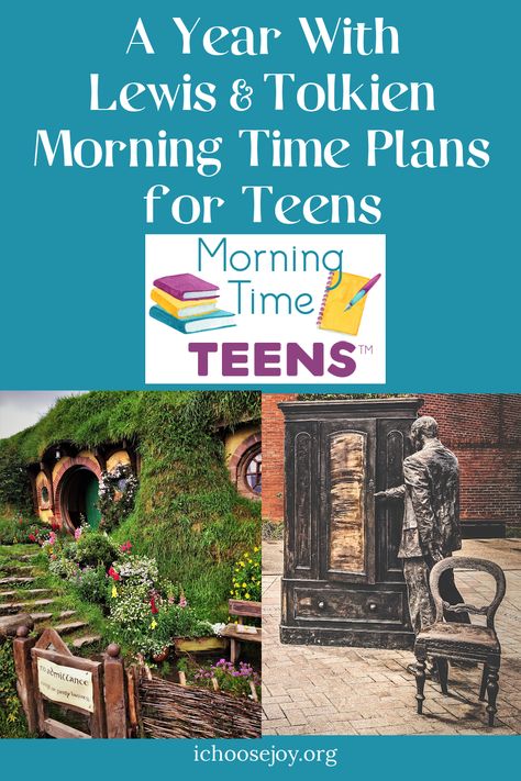 Morning Time Plans for Teens: A Year With Lewis & Tolkien - I Choose Joy! Homeschool High School Curriculum, Chronicles Of Narnia Books, High School Credits, Poetry Tea Time, The Magicians Nephew, Children Music, Composer Study, 20th Century Music, Time Lessons