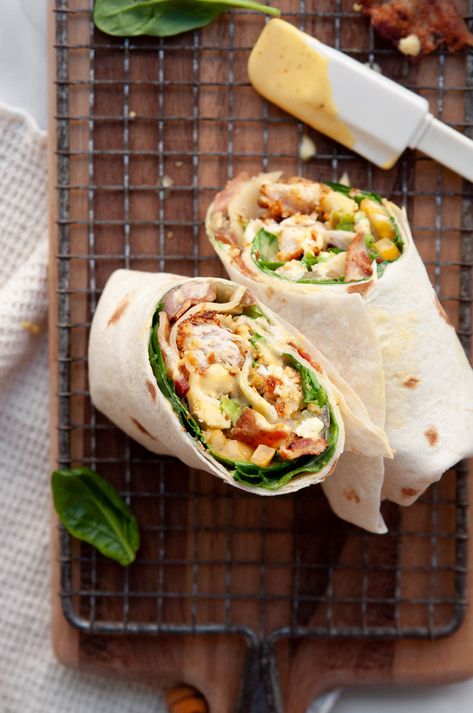 Warm Wraps Recipes, Grilled Wraps Recipes, Honey Mustard Wrap, Salad Wrap Recipes, Chicken Spinach Wrap, Chicken Tender Wraps, Honey Mustard Chicken Wrap, Chicken Wraps Recipes, Wrap Recipes For Lunch