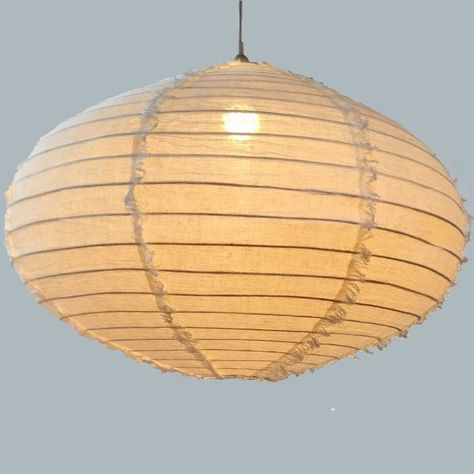 Linen Ceiling, Japanese Lighting, Linen Pendant, Paper Chandelier, Brighton Shops, Sewing Room Inspiration, Bamboo Structure, Linen Lights, Ceiling Shades