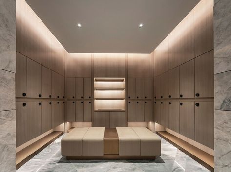 HOME - Glyph Design Studio Aesthetic Changing Room, Spa Dressing Room, Spa Changing Room Design, Luxury Gym Locker Room, Luxury Locker Room, Spa Changing Room, Spa Lockers, Changing Room Ideas, Spa Locker Room