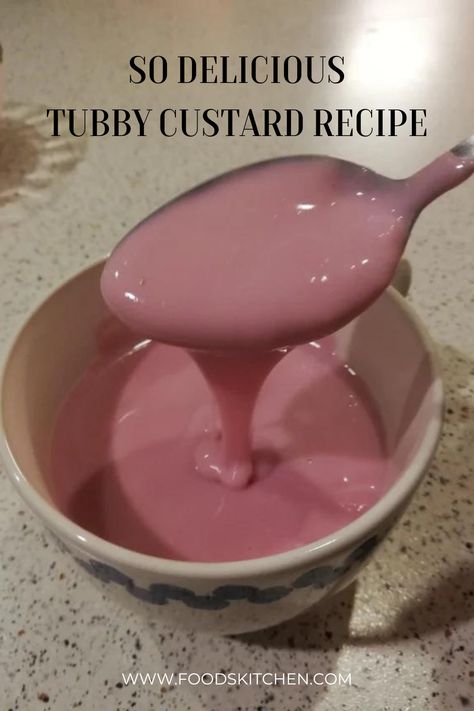 Tubby Custard Recipe Tubby Custard, Using Strawberries, Green Sauce Recipe, Custard Recipe, Habanero Hot Sauce, Strawberry Shortcake Recipes, Shortcake Recipe, Types Of Desserts, Custard Recipes