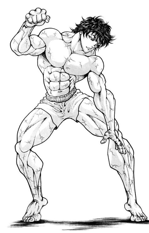 baki0086 by BAKIfanCLUB on DeviantArt Baki Drawing, Pencil Sketches Techniques, Baki Aesthetic, Baki Hanma, Anime Character Drawing, Anime Sketch, Drawing Base, Drawing Poses, Drawing Reference Poses