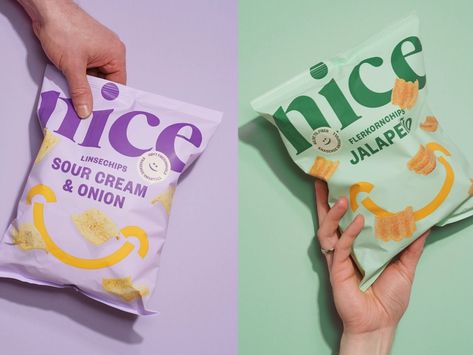 Nice Chips by Opudi on Dribbble Best Packaging Design, Popcorn Packaging, Chip Packaging, Packaging Snack, Healthy Chips, Snack Packaging, Snack Brands, Product Packaging Design, Chips Brands