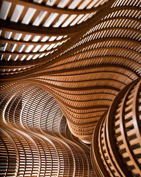 Wood Images, Design Festival, Parametric Design, Architectural Inspiration, 로고 디자인, Bar Design, Design Firms, Custom Furniture, Textures Patterns